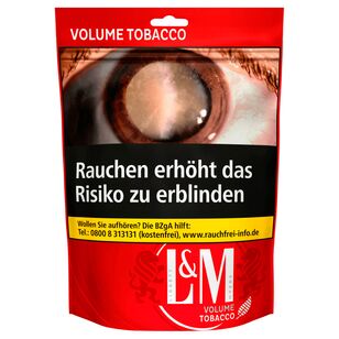 L &amp; M rode volume tabak