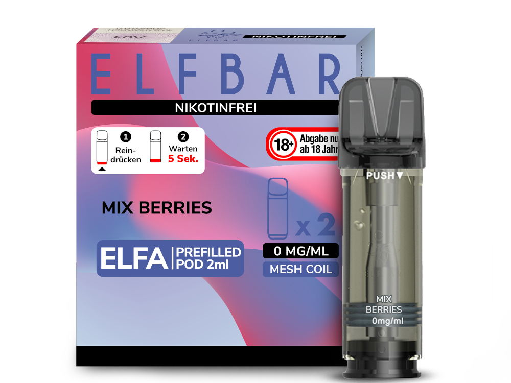 Elfbar Prefilled Pod zonder nicotine