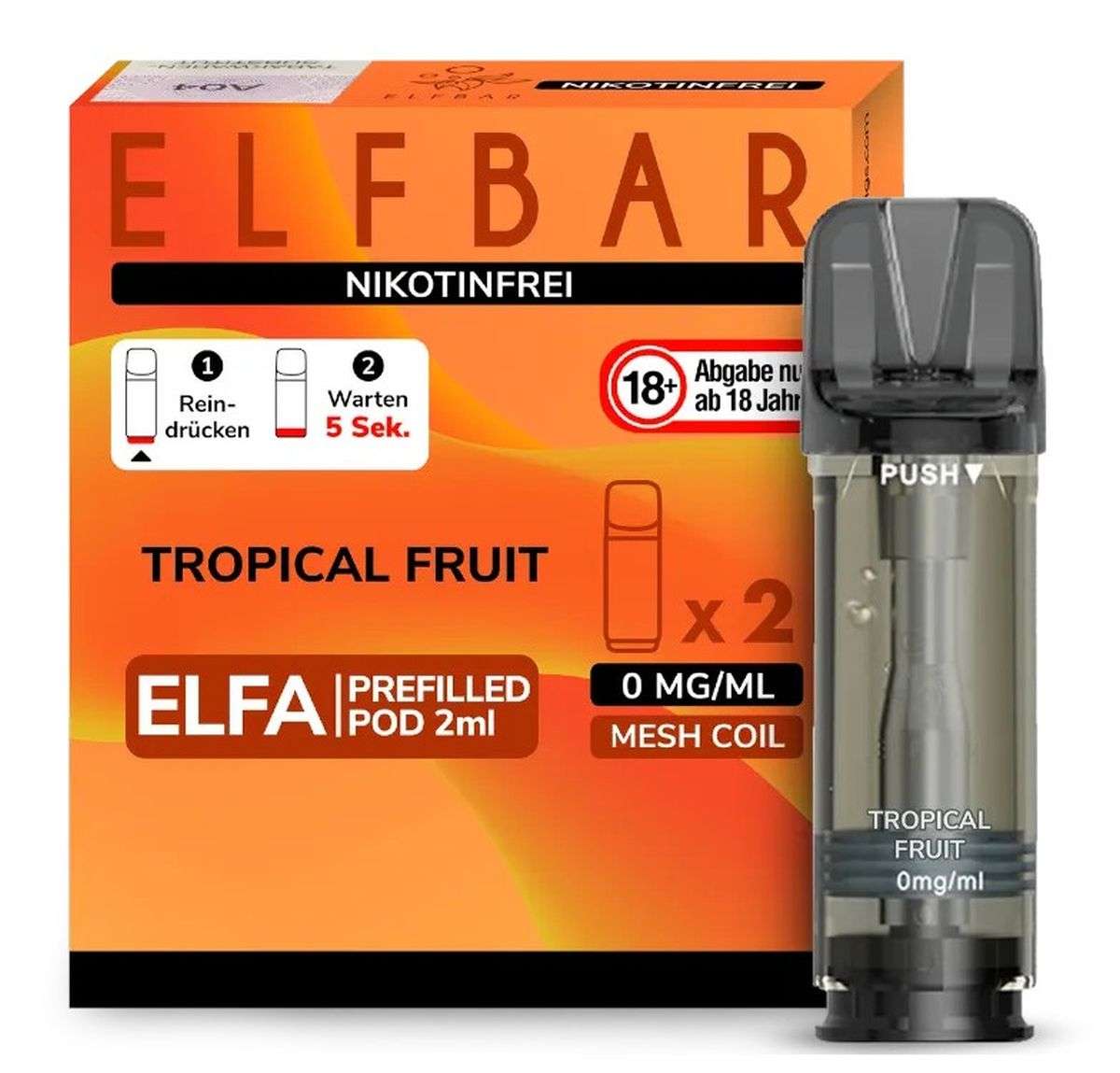 Elfbar Prefilled Pod zonder nicotine