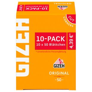 Gizeh-papier 10-pack